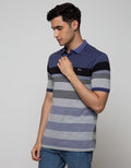Walrus Men's Polo Shirt Striped Short Sleeve