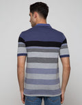Walrus Men's Polo Shirt Striped Short Sleeve