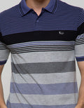 Walrus Men's Polo Shirt Striped Short Sleeve