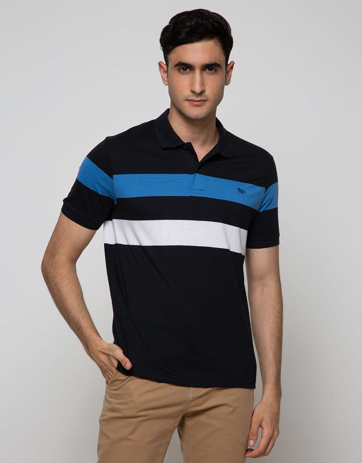 Walrus Men's Polo Shirt Stripe Motif
