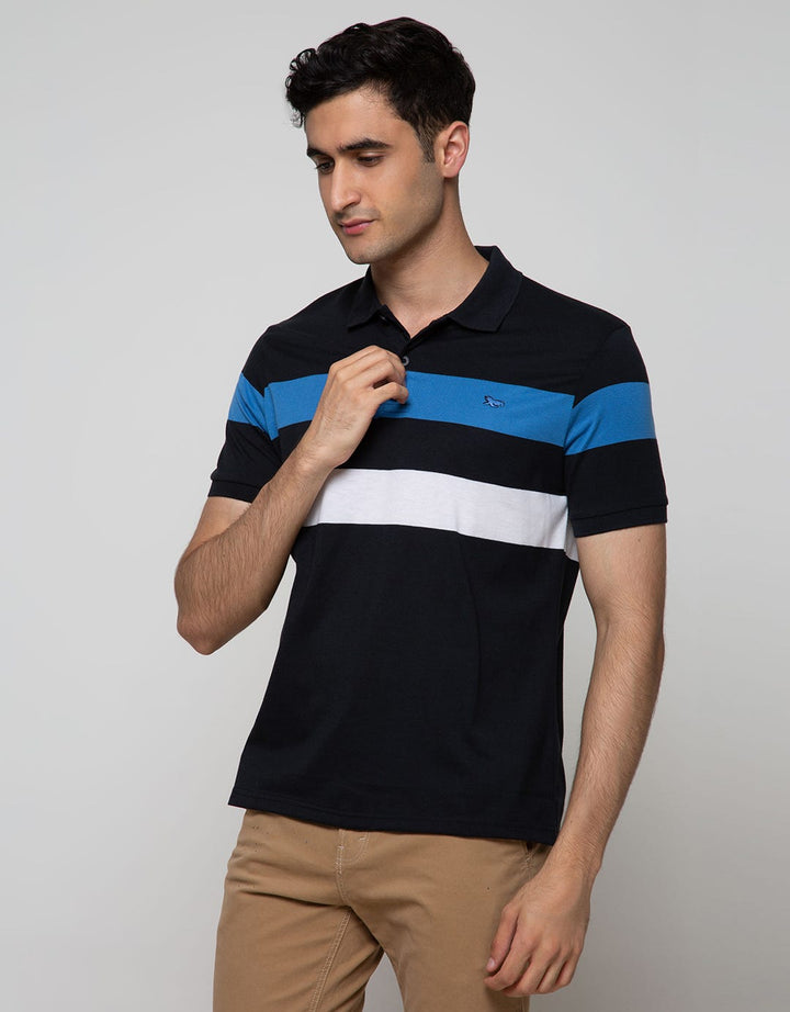 Walrus Men's Polo Shirt Stripe Motif