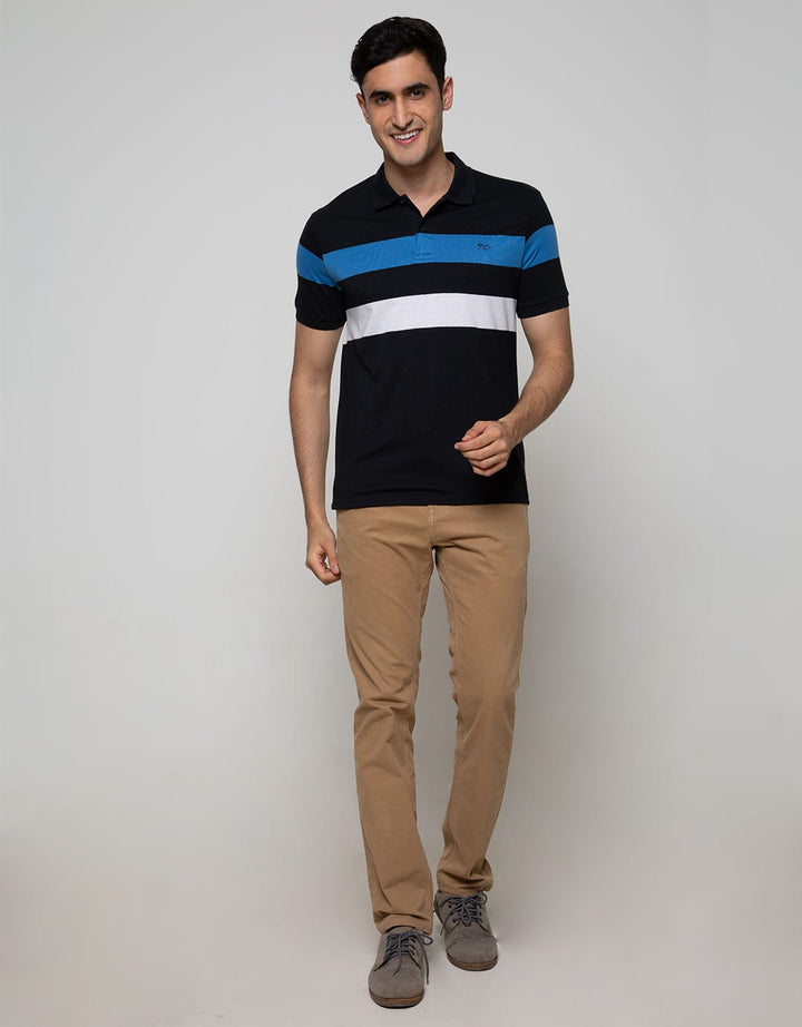 Walrus Men's Polo Shirt Stripe Motif