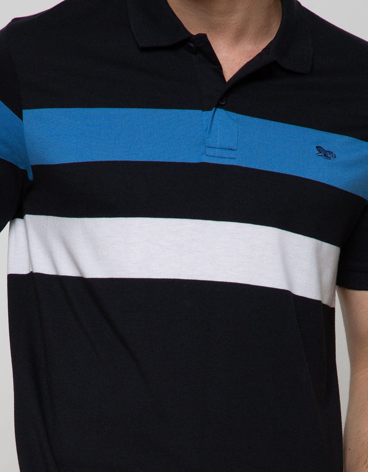Walrus Men's Polo Shirt Stripe Motif