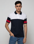 Walrus Men's Polo Shirt Elegant Striped Motif