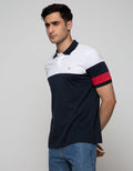 Walrus Men's Polo Shirt Elegant Striped Motif