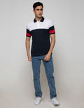 Walrus Men's Polo Shirt Elegant Striped Motif