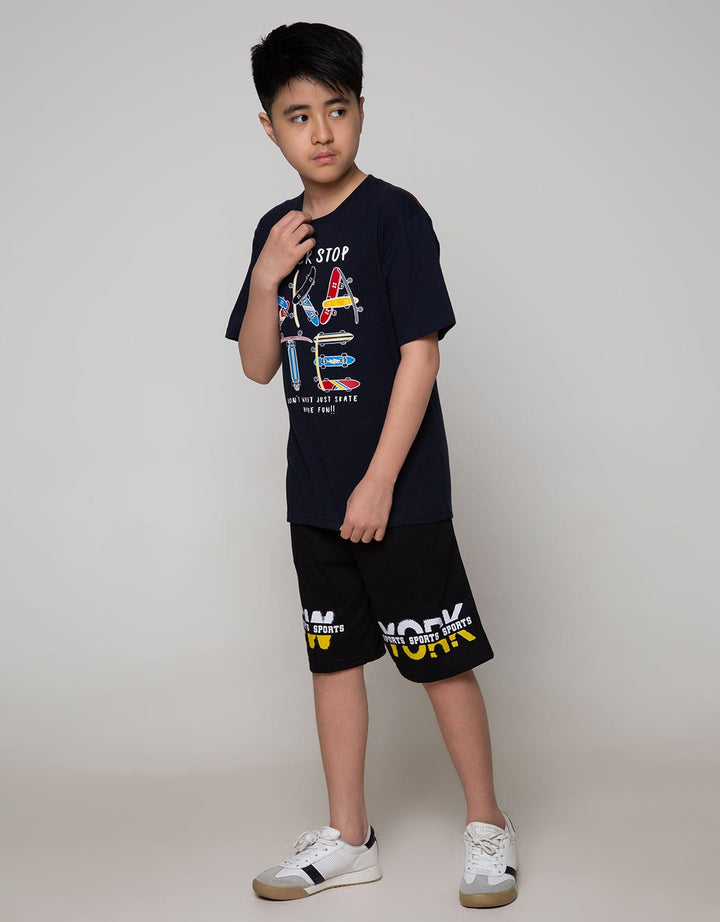 Aero Short Sleeve T-Shirt Print Regu Simpletee Skate