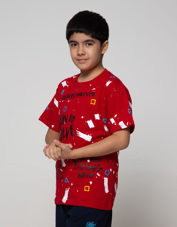 Aero Short Sleeve T-Shirt Full Print Regu Holidays