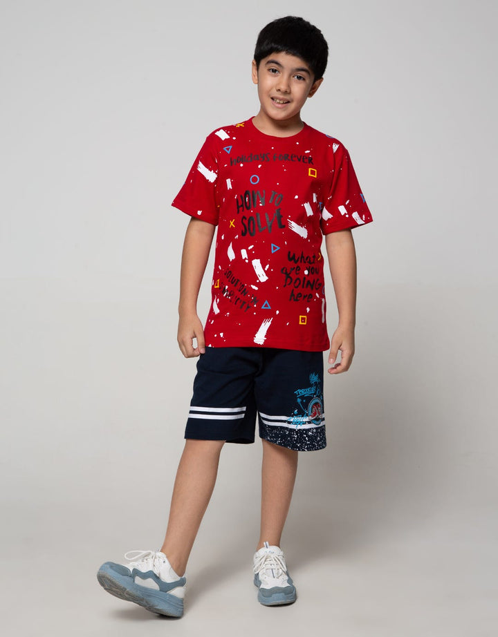 Aero Short Sleeve T-Shirt Full Print Regu Holidays
