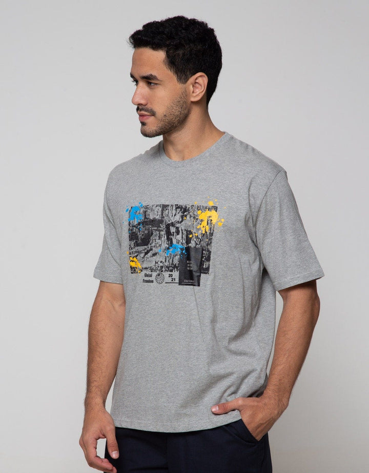 American Jeans Short Sleeve T-Shirt Photoprint Splash