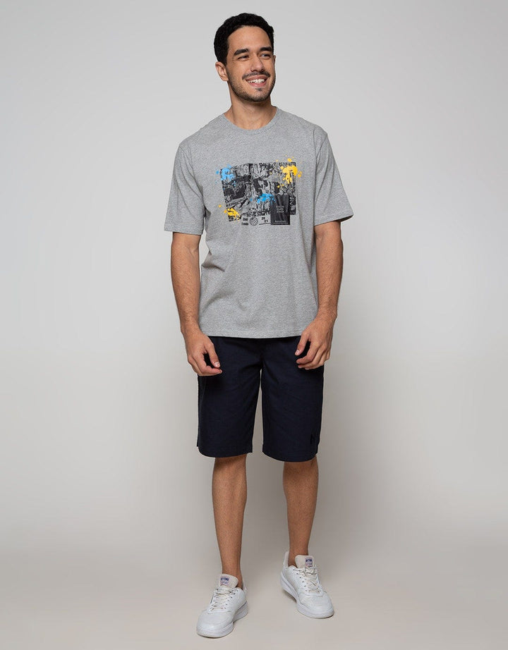 American Jeans Short Sleeve T-Shirt Photoprint Splash