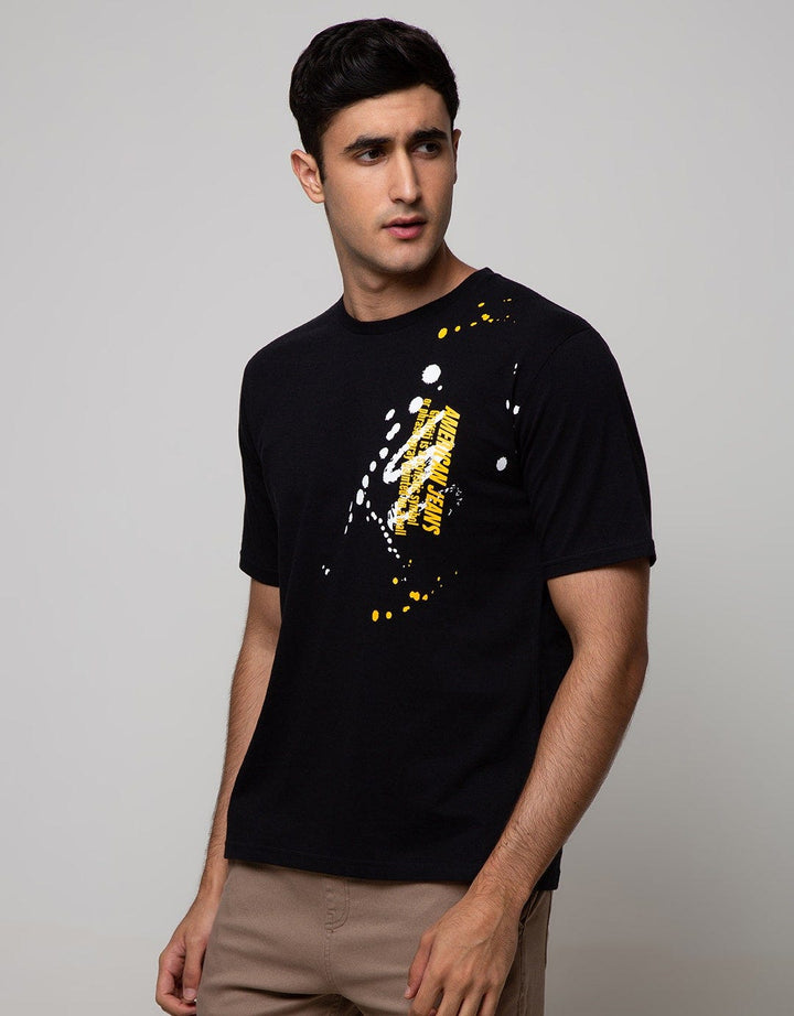 American Jeans Short Sleeve T-Shirt Printed Splash
