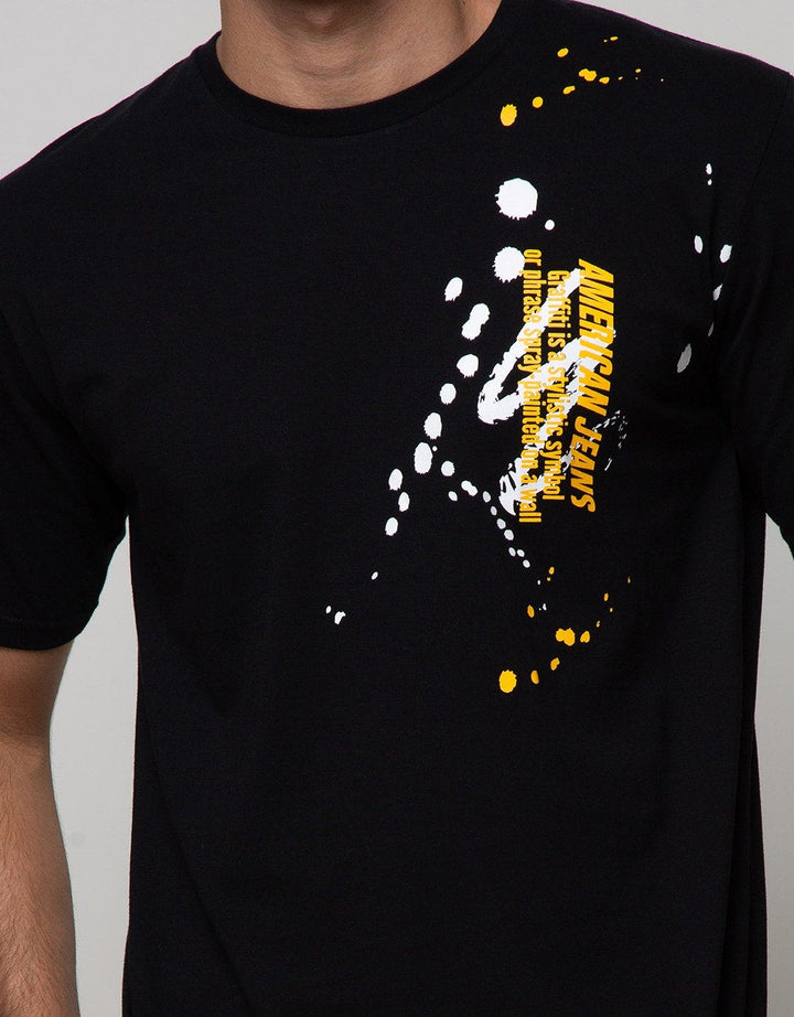 American Jeans Short Sleeve T-Shirt Printed Splash