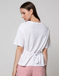 Details Short Sleeve T-Shirt Flower Print