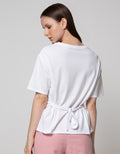 Details Short Sleeve T-Shirt Flower Print