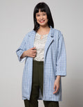 Details of Blazer Outer Terry Semi Blazer With Chech