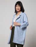 Details of Blazer Outer Terry Semi Blazer With Chech