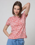 Connexion Short Sleeve T-Shirt Print Bunga
