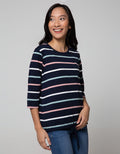 Connexion T-Shirt Drawstring Stripes Colorful