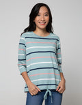Connexion T-Shirt Drawstring Stripes Colorful