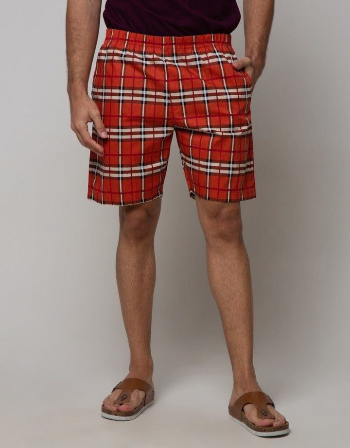 Cole Boxer Woven Urban Check 2 Long Pocket