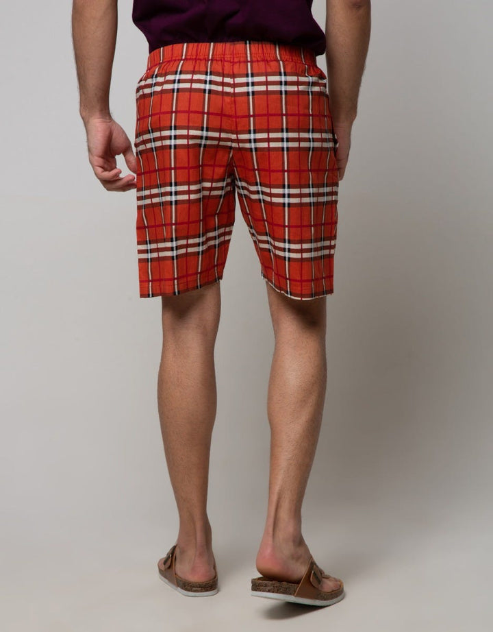 Cole Boxer Woven Urban Check 2 Long Pocket
