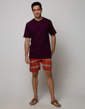 Cole Boxer Woven Urban Check 2 Long Pocket