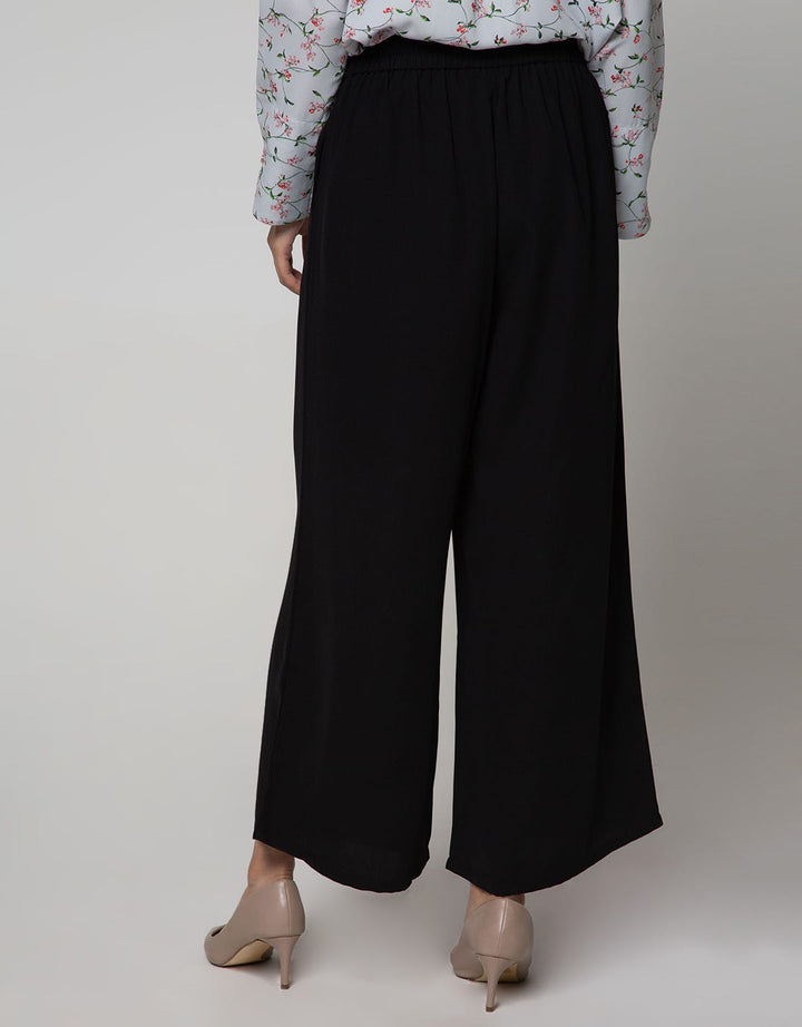 Annisa Long Pants Straight Leg Pants With Hook Opening