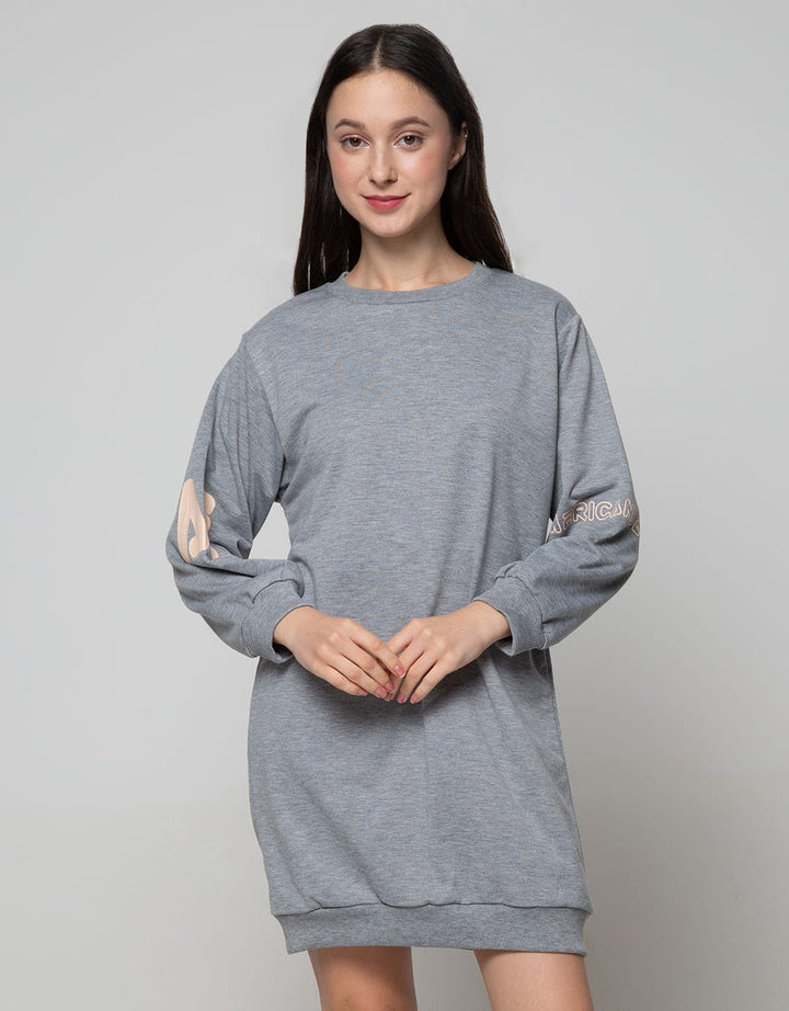 American Jeans Long Sleeve Midi Dress
