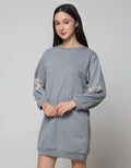 American Jeans Long Sleeve Midi Dress