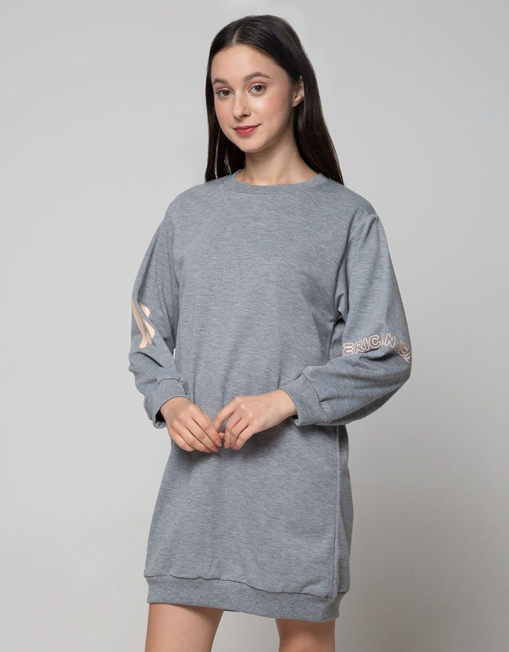 American Jeans Long Sleeve Midi Dress