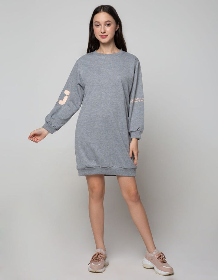American Jeans Long Sleeve Midi Dress