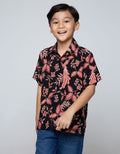 Arjuna Weda Boy Batik Shirt Ceplok Peacock