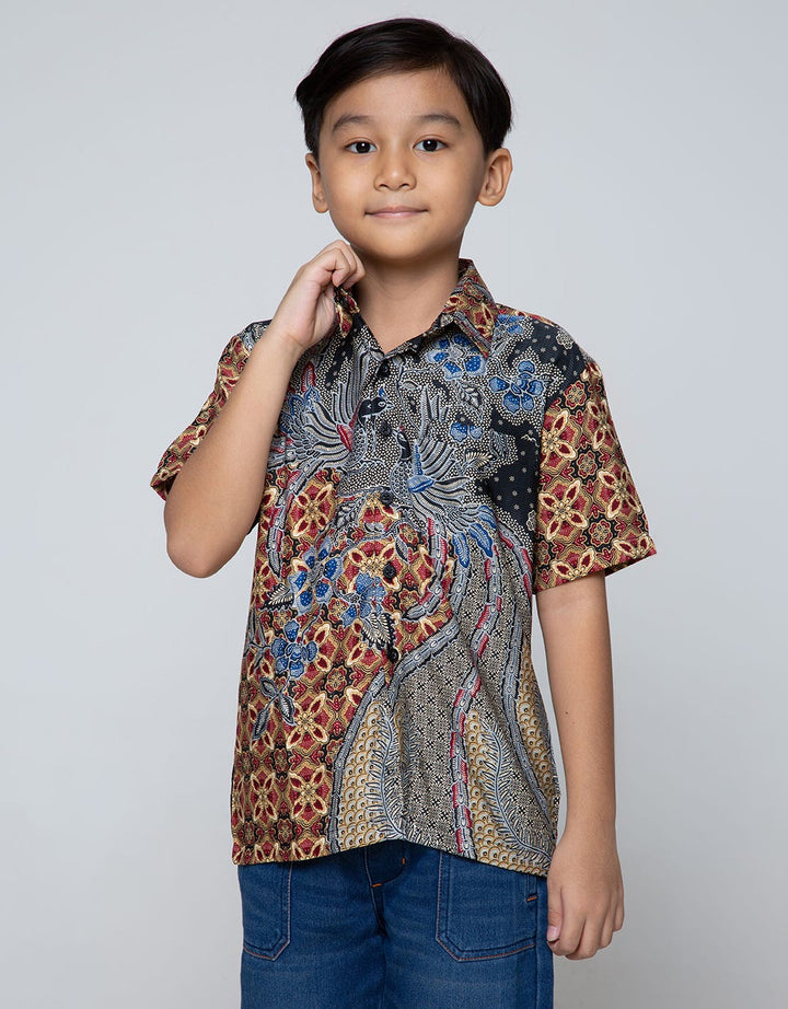 Arjuna Weda Boy Hem Batik Manuk Kembar