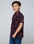 Arjuna Weda Boy Hem Batik Ayam Puger