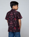 Arjuna Weda Boy Hem Batik Ayam Puger