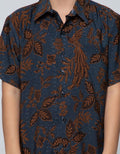 Arjuna Weda Boy Batik Shirt Ceplok Peacock