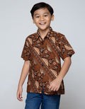 Arjuna Weda Boy Hem Batik Parang Segitiga