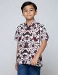 Arjuna Weda Boy Hem Batik Ayam Puger