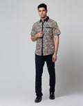 Arjuna Weda Papan Catur Hem Batik Pria
