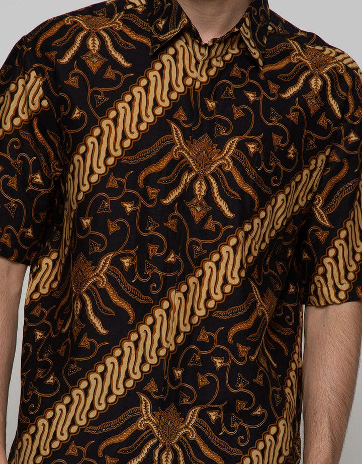 Arjuna Weda Shirt Batik Lereng Pisan Bali