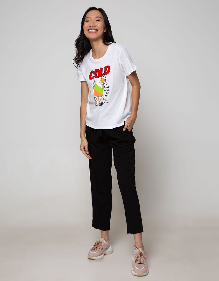 Nevada Short Sleeve T-Shirt Cartoon Popart Ice Cream Cold
