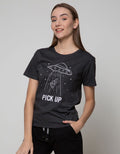 Nevada Short Sleeve T-Shirt Basic Mono Space Print Chest