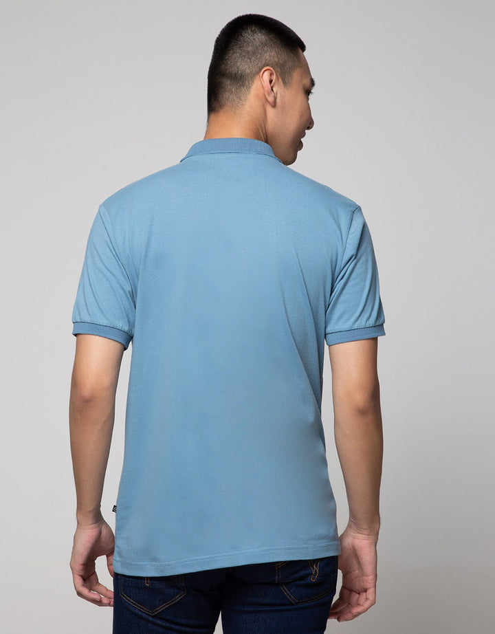 Nevada Short Sleeve Polo Shirt Basic Print