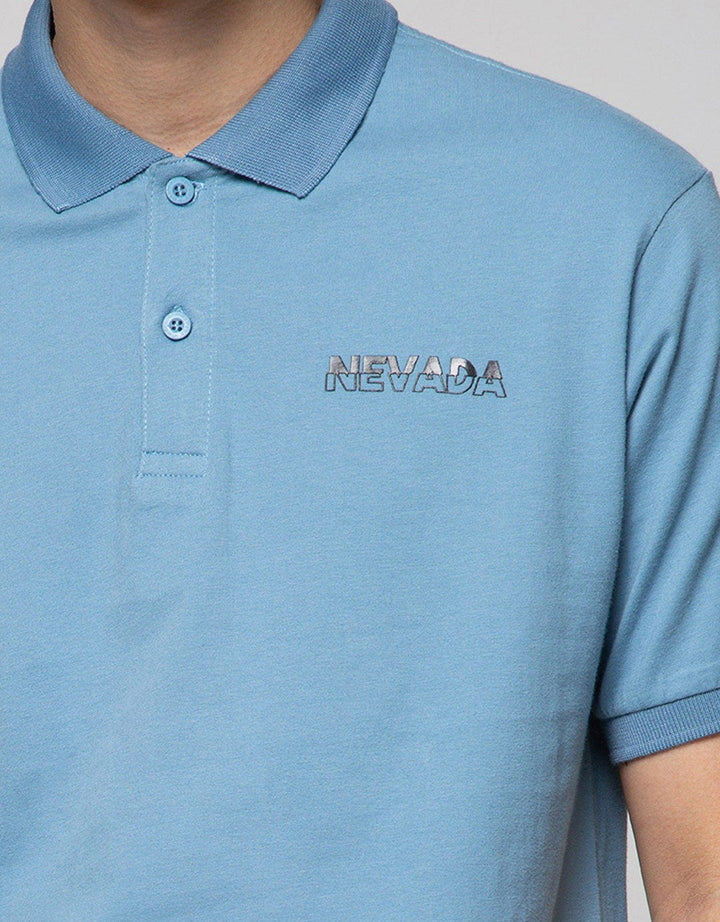 Nevada Short Sleeve Polo Shirt Basic Print