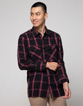 Nevada Long Sleeve Shirt Woven Top Big Check