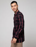 Nevada Long Sleeve Shirt Woven Top Big Check