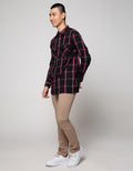 Nevada Long Sleeve Shirt Woven Top Big Check