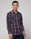 Nevada Long Sleeve Shirt Woven Top Big Check
