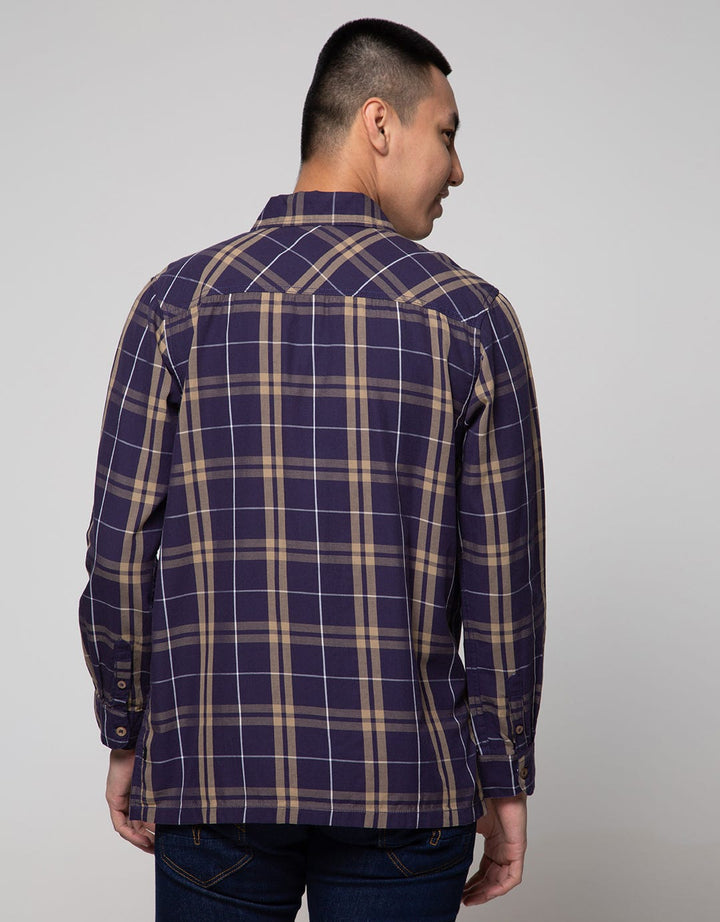 Nevada Long Sleeve Shirt Woven Top Big Check
